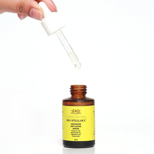 Bio-Stellar - Premium Organic Vitamin C and Hyaluronic Acid Serum Skin Care