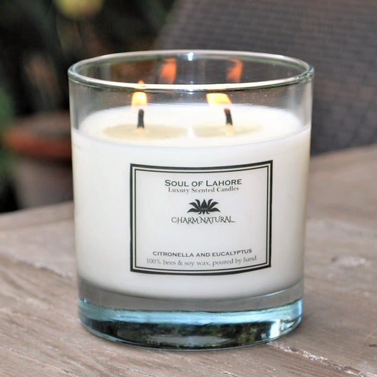Citronella & Eucalyptus - Mosquito Repellent Candle Scented Candles