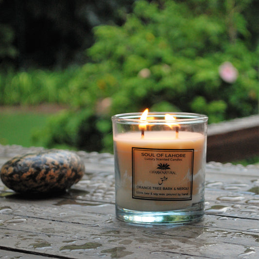 Ishq - Orange Tree Bark & Neroli Scented Candles