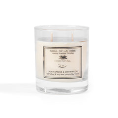 Shah – Cigar Smoke & Driftwood Scented Candles