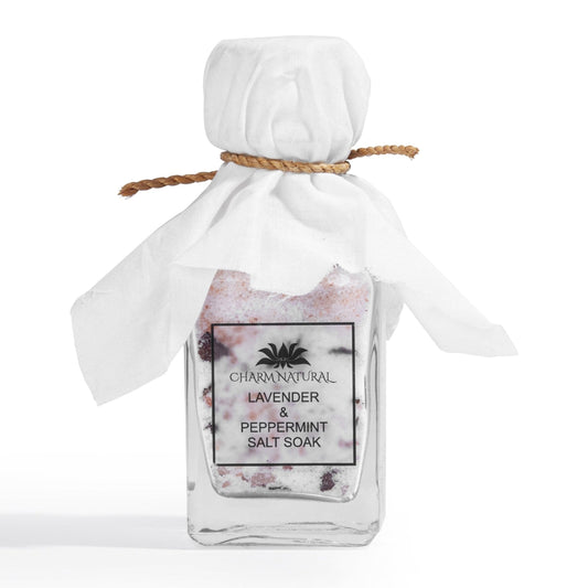 Lavender & Peppermint Bath Salts Body and Hair