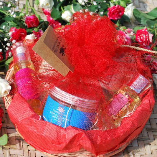 Gifting Basket - (Red Round) Accessories
